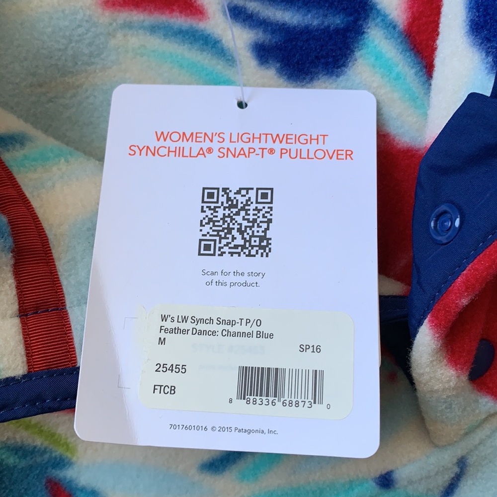 NWT Patagonia Fleece Synchilla Jacket Rare Women’s Medium - Picture 4 of 4